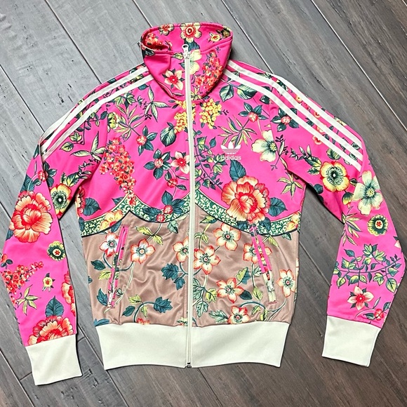 Adidas x Farm Rio Jardineto Firebird floral print track jacket - Picture 3 of 8